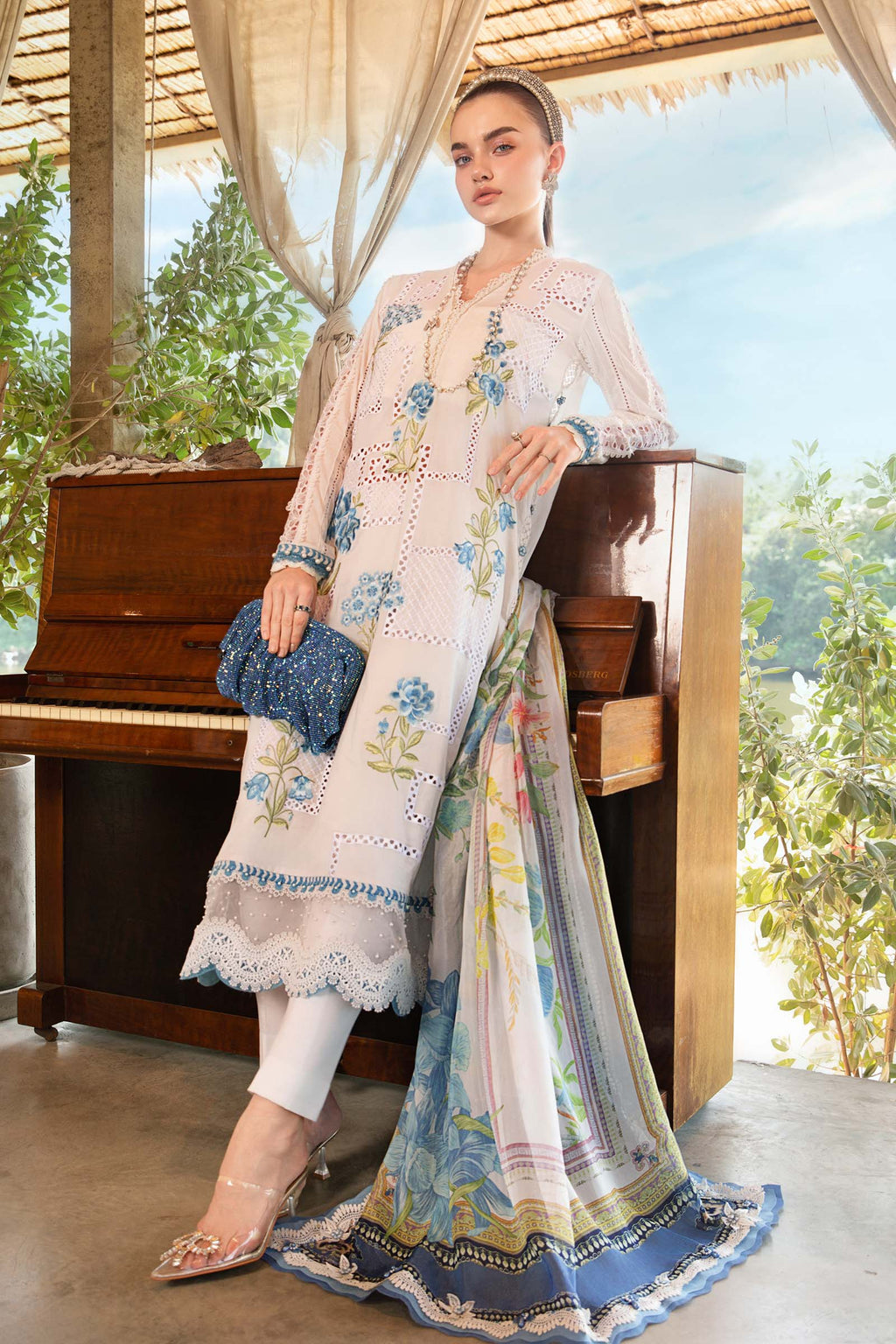 3 Piece Stitched Printed Lawn Suit