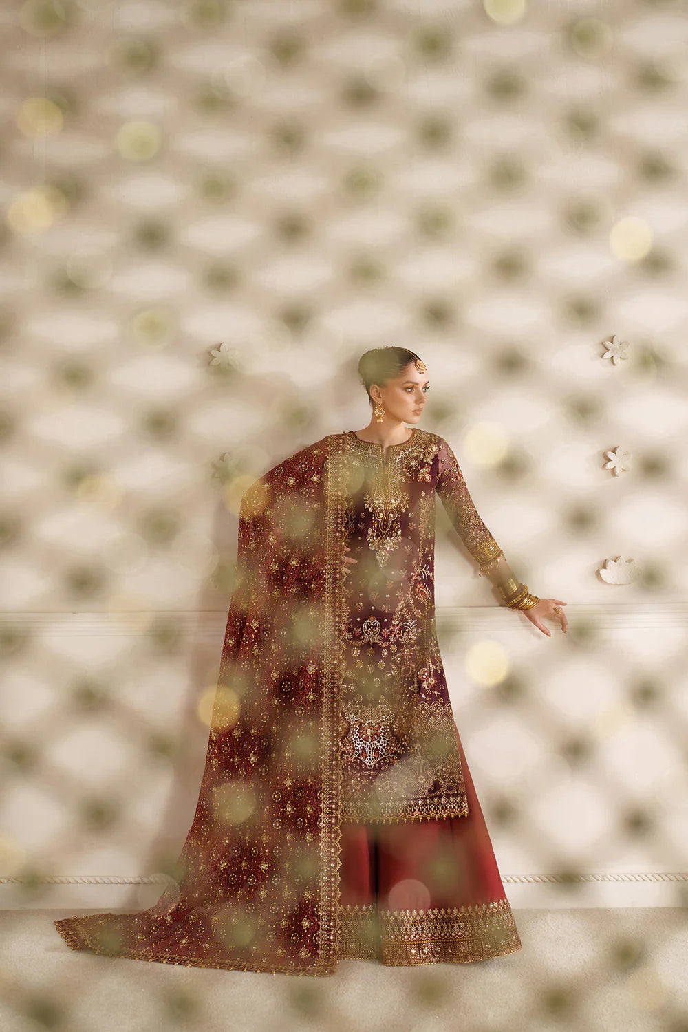 03-Piece Lawn Suit With Fully Embroidery - Ready To Wear