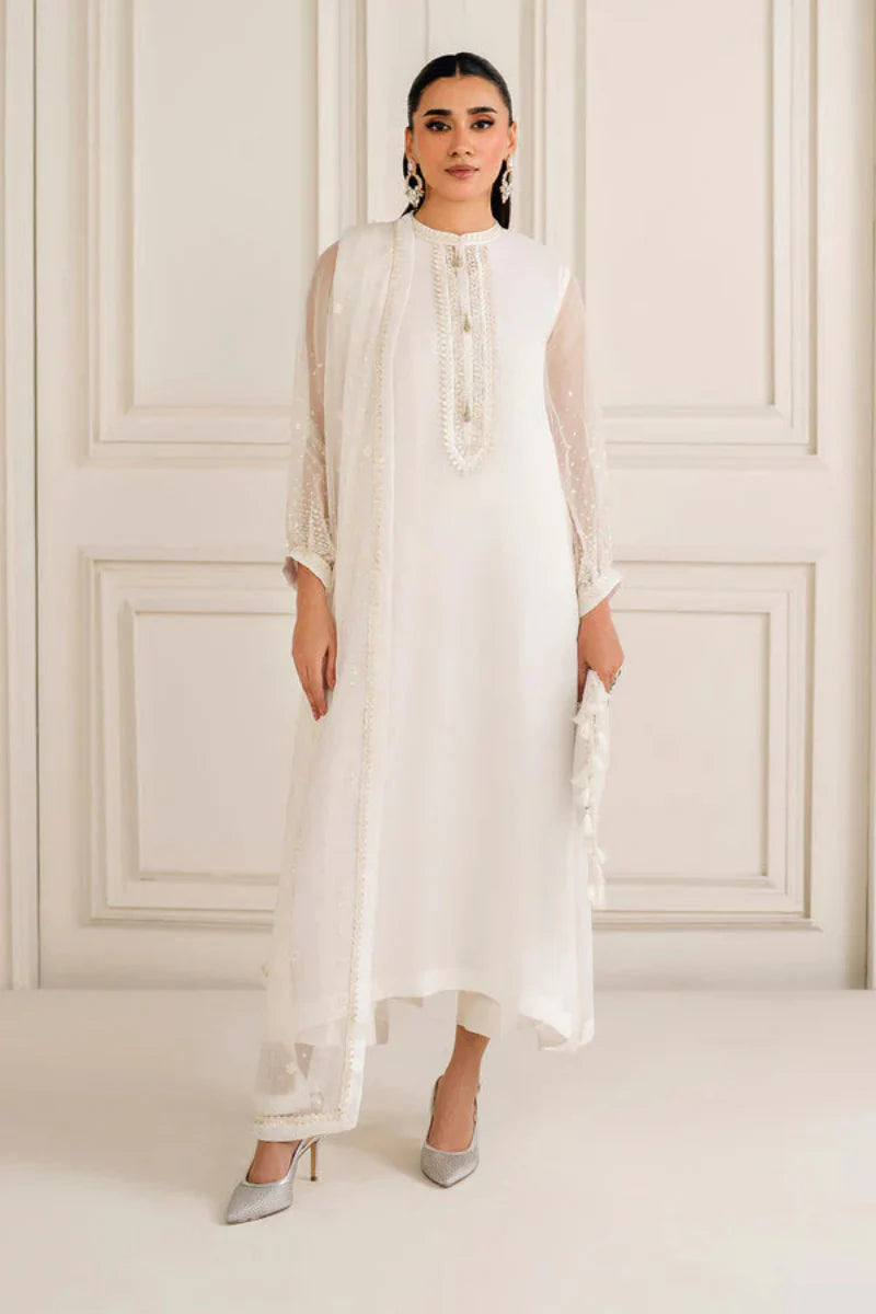 03-Piece Chiffon Suit With Sequence Embroidery - Ready To Wear
