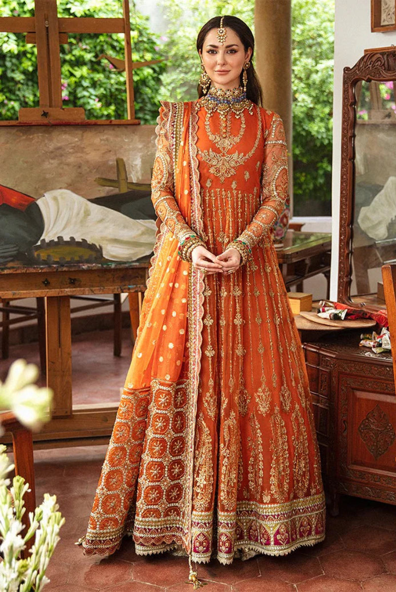 03-Piece Net Suit With Heavy Embroidery - Ready To Wear