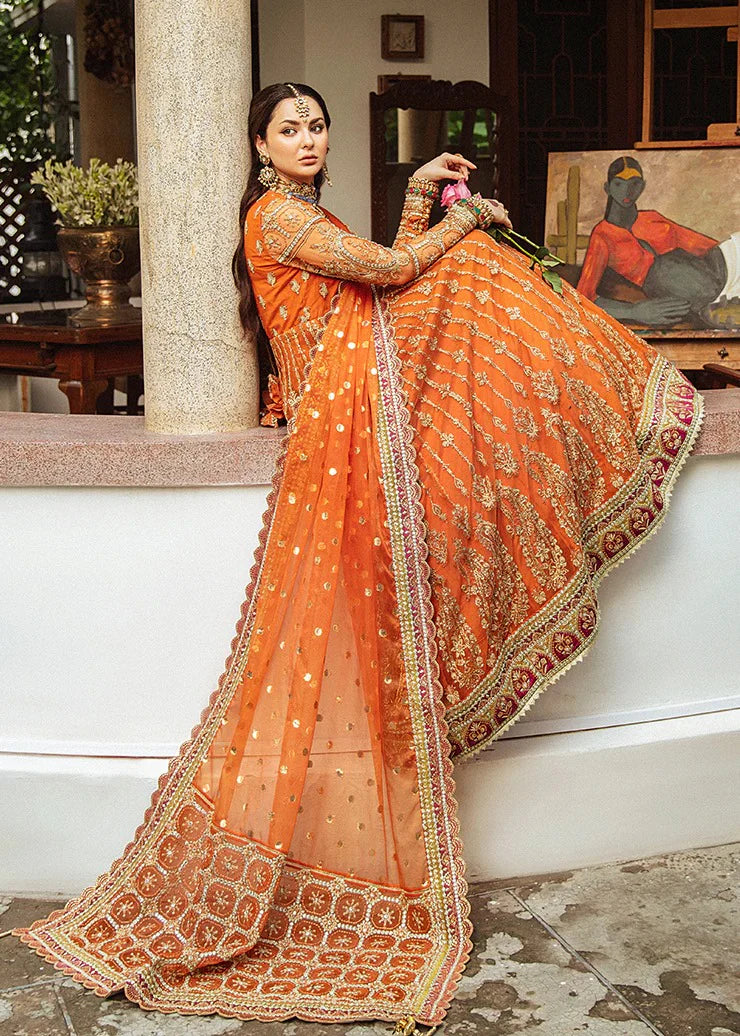 03-Piece Net Suit With Heavy Embroidery - Ready To Wear