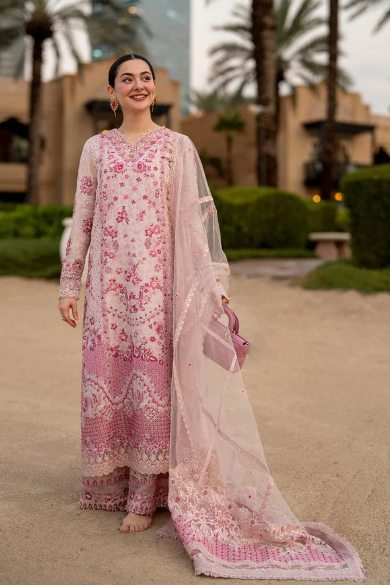 Blush Pink Embroidered Lawn Suit | Ready To Wear