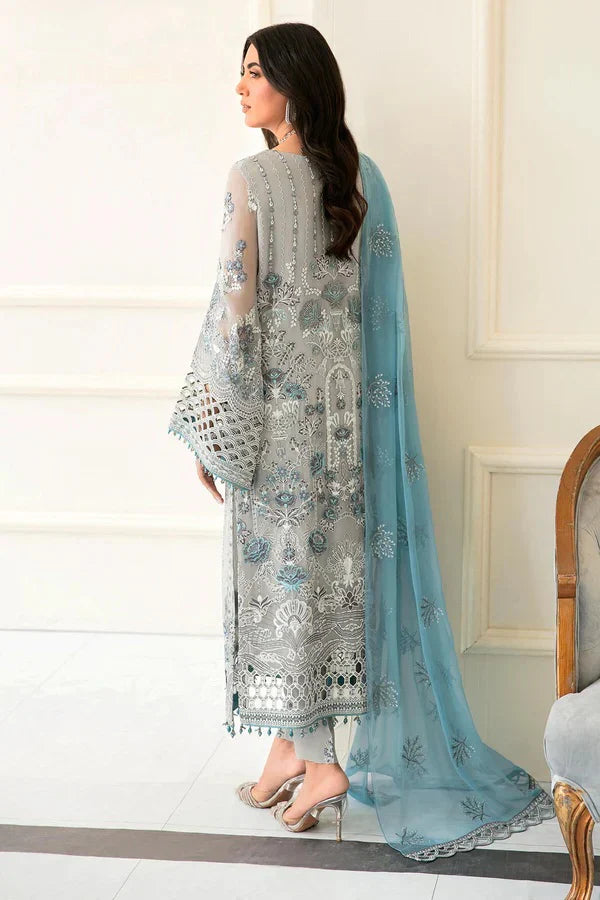 03-Piece Embroidered Chiffon Suit | Ready To Wear