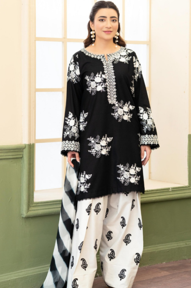 Embroidered Summer Lawn 3-Piece Suit | Ready To Wear