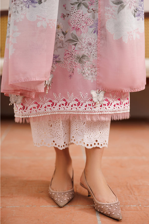 Mint Green Embroidered Shifli Lawn Suit |Ready to Wear