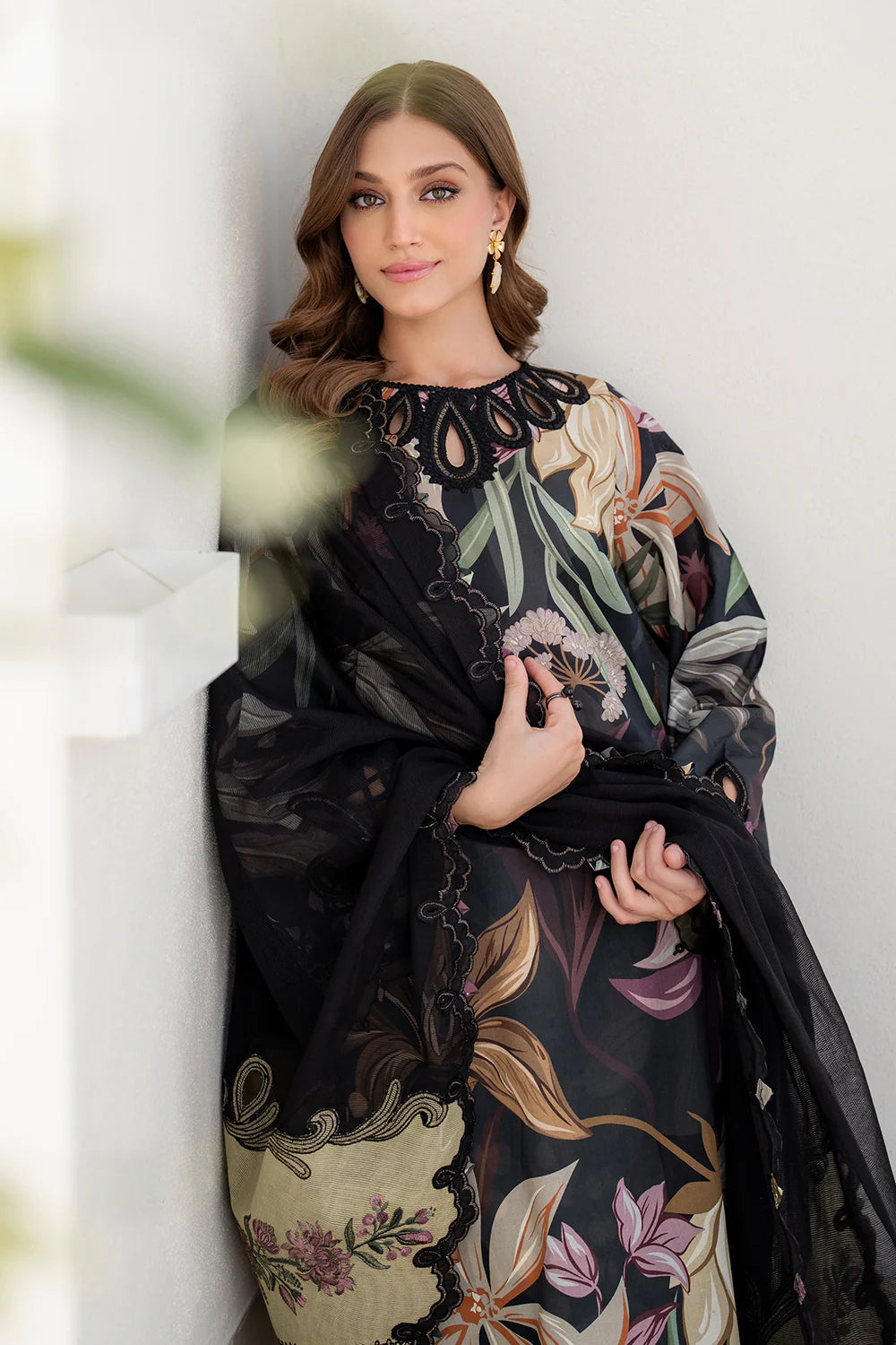 03-Piece Printed Lawn Suit - Ready To Wear