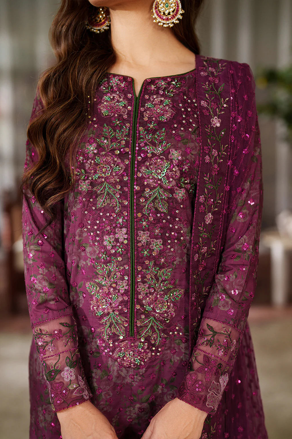 03-Piece Printed Lawn suit - Ready To Wear