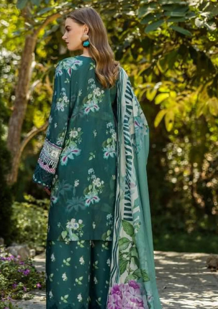 DIGITAL PRINTED WITH CHICKENKARI LAWN & EMBROIDERED WORK | 3-PIECE SUIT
