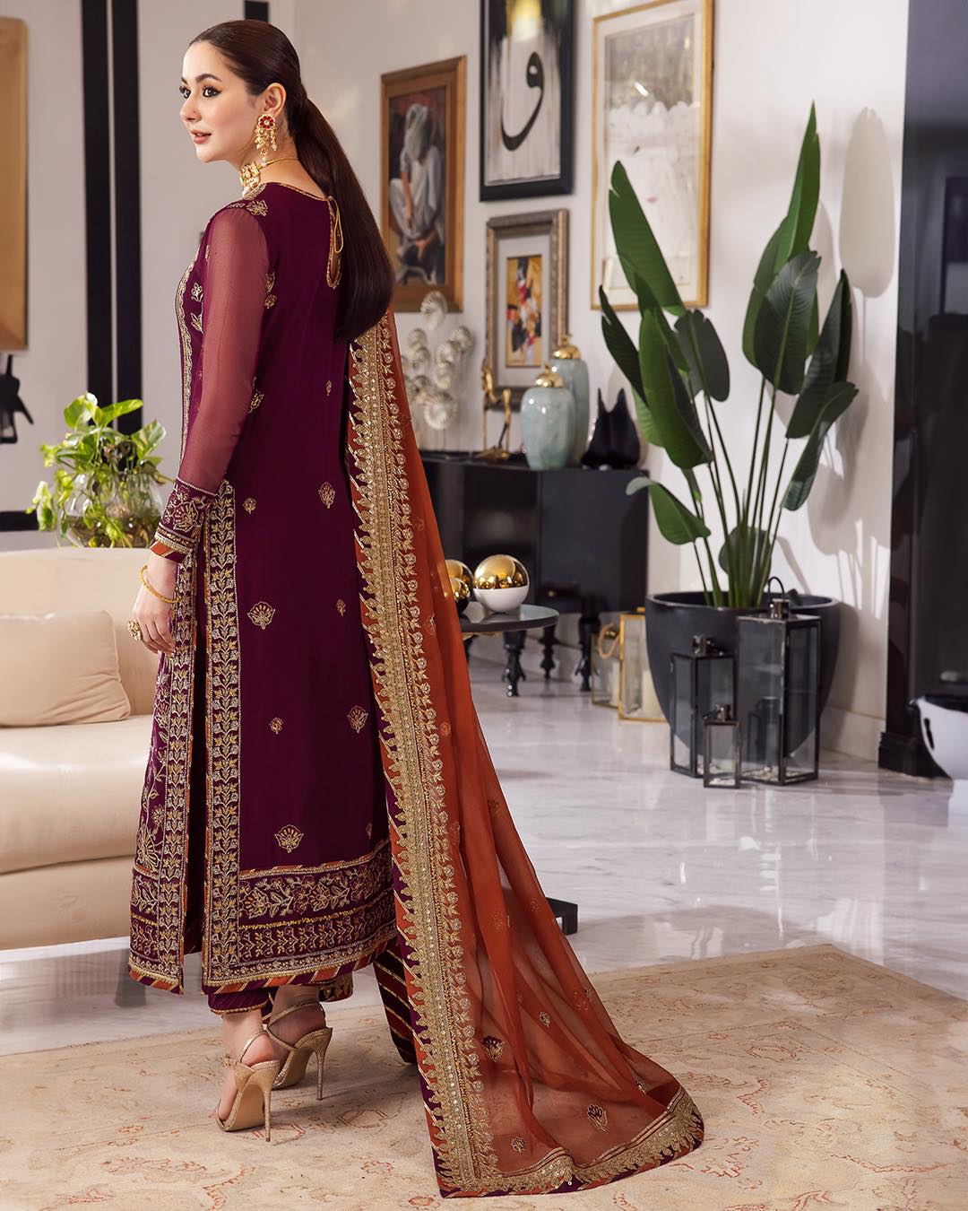 Chiffon 3-Piece Suit