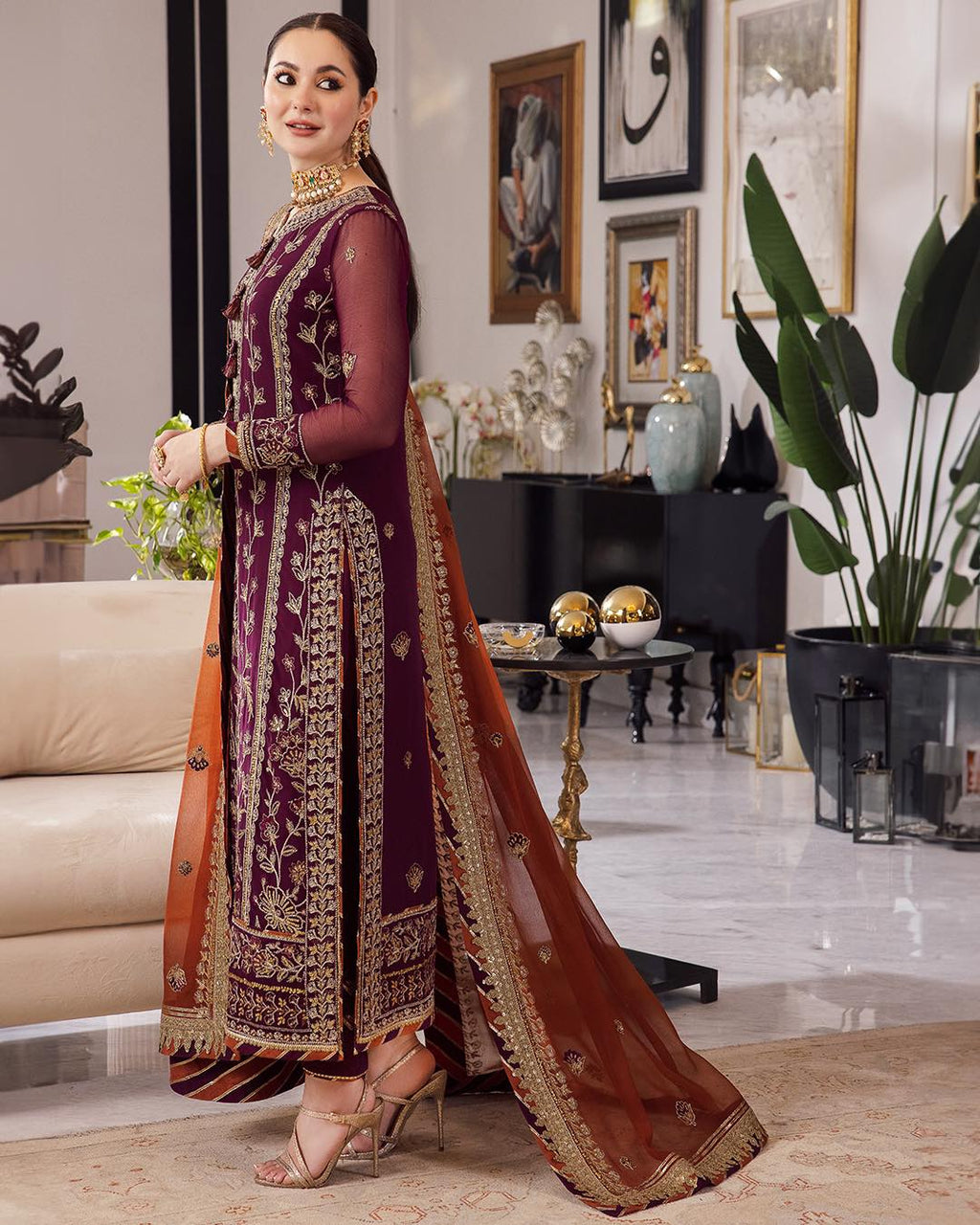 Chiffon 3-Piece Suit