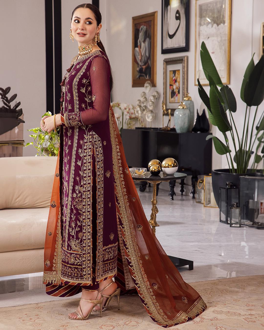 Chiffon 3-Piece Suit