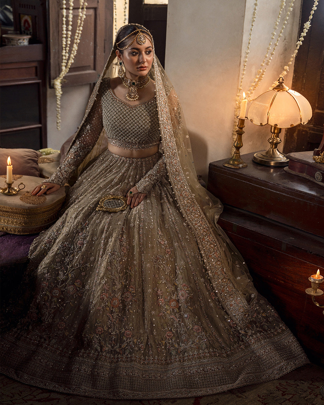 Net Frock Set with Sequence and Pearl Work | Ready to Wear