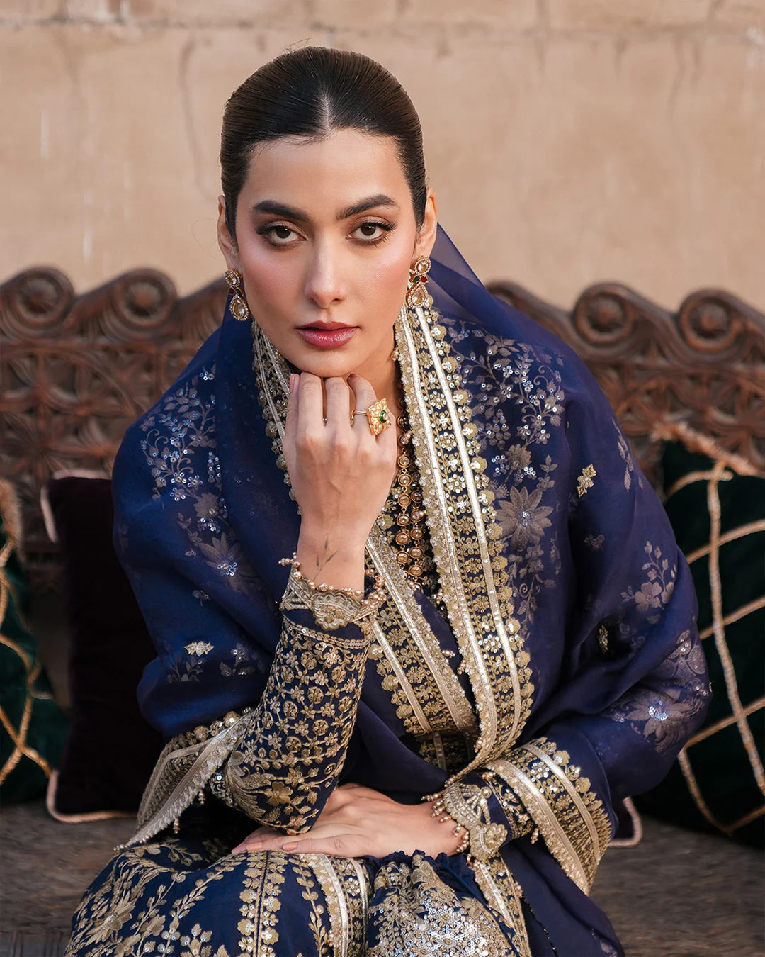 Embroidered Festive Suit Chiffon Collection Ready to Wear
