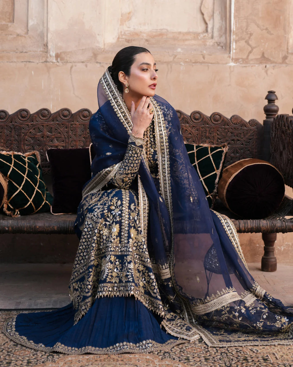 Embroidered Festive Suit Chiffon Collection Ready to Wear