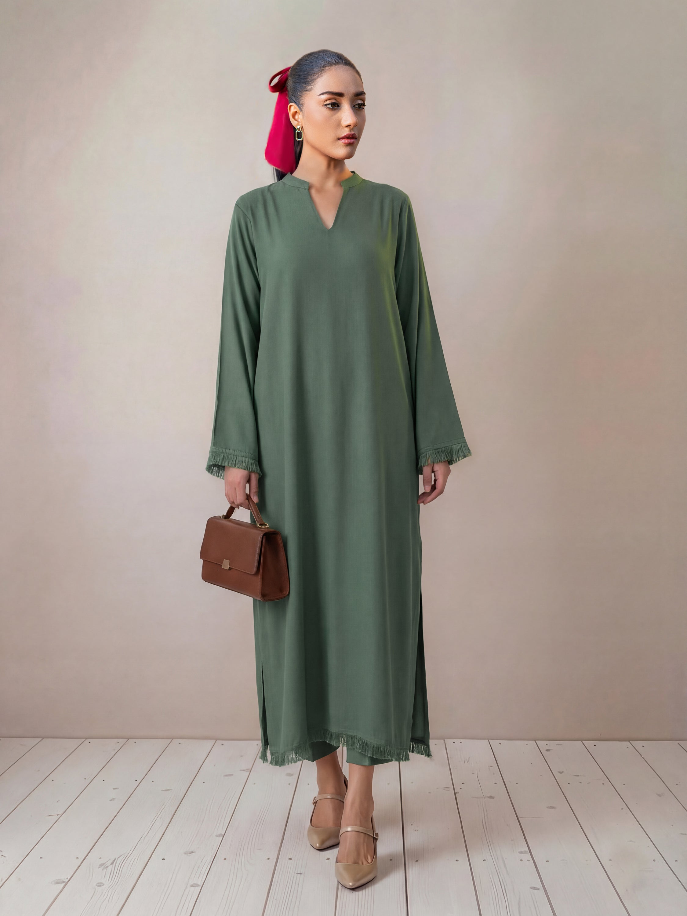 AYEZAL - SAGE KURTA SET