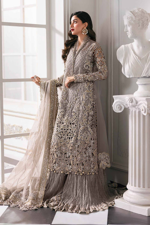 03-Piece Organza Suit With Fully Embroidery - Ready To Wear