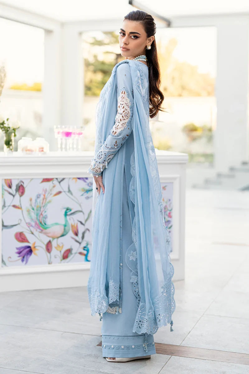 Light Blue Chikankari Lawn Suit | Ready to Wear