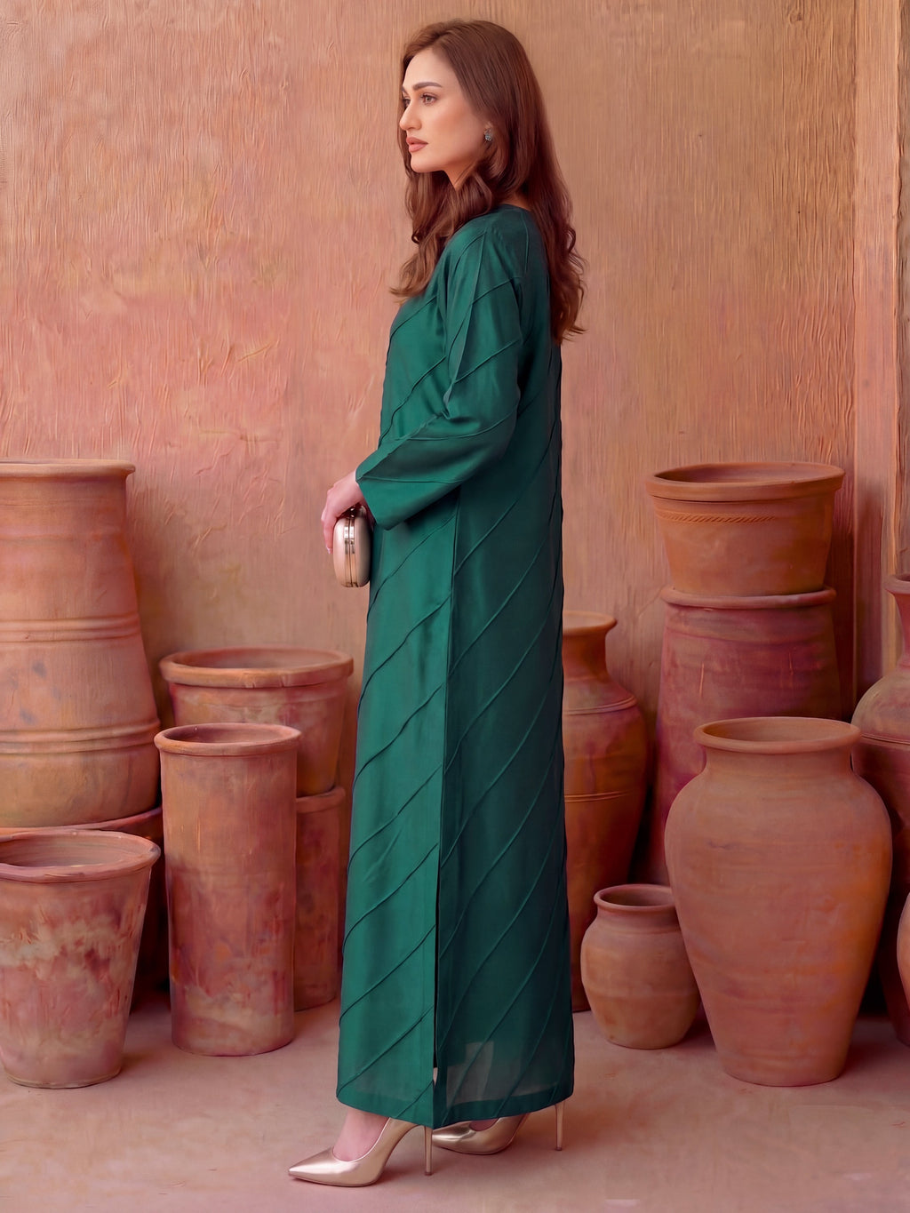 FILZA - EMERALD KAFTAN SET