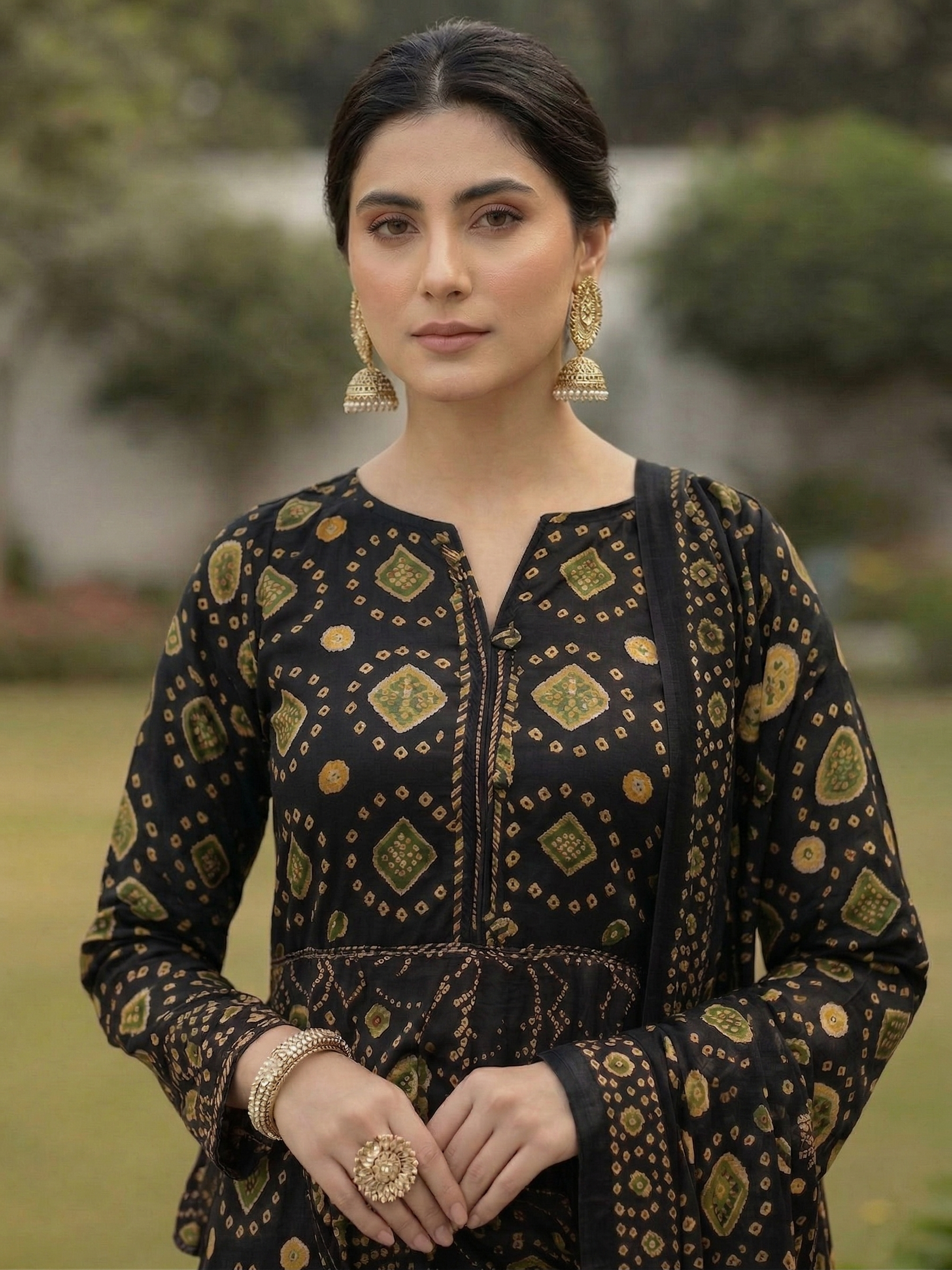 03-Piece Printed Lawn Suit - Ready To Wear