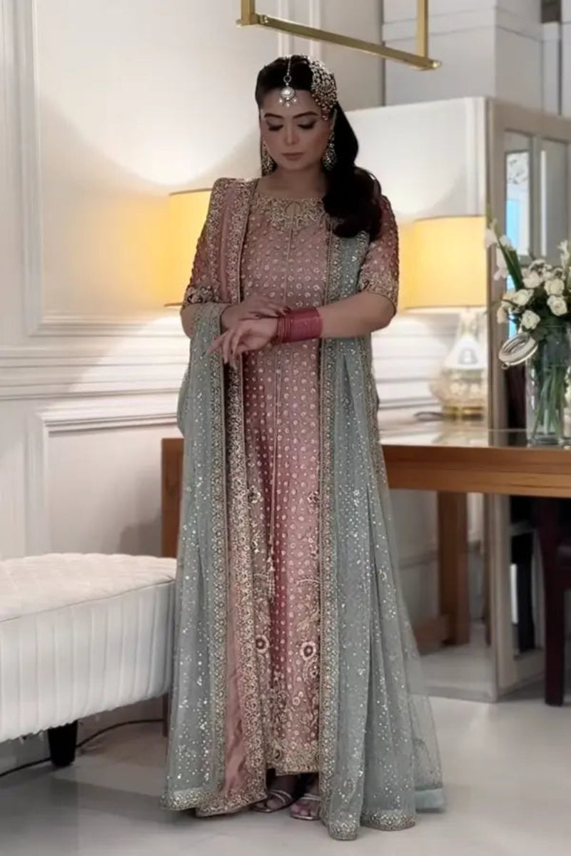 Blushing Rose Addawork Shimmer Festive Masterpiece | RTW