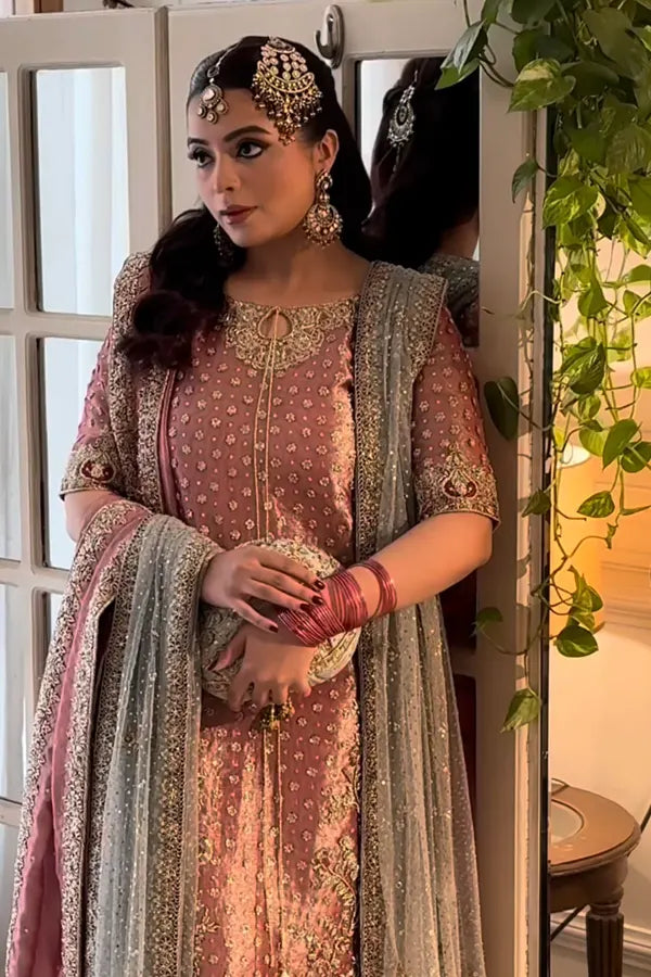 Blushing Rose Addawork Shimmer Festive Masterpiece | RTW
