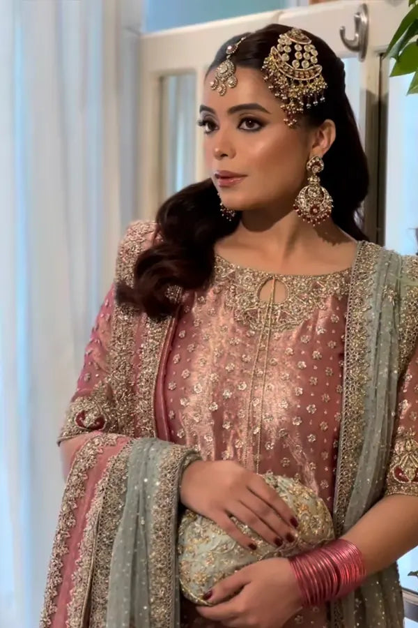 Blushing Rose Addawork Shimmer Festive Masterpiece | RTW