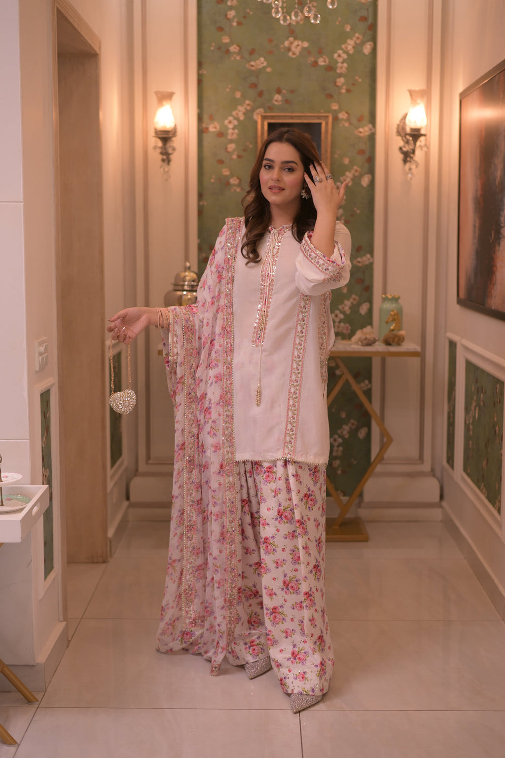 Charmoush Silk Fully Heavy Alternet Embroidered Spengle Work Festive Suit |RTW