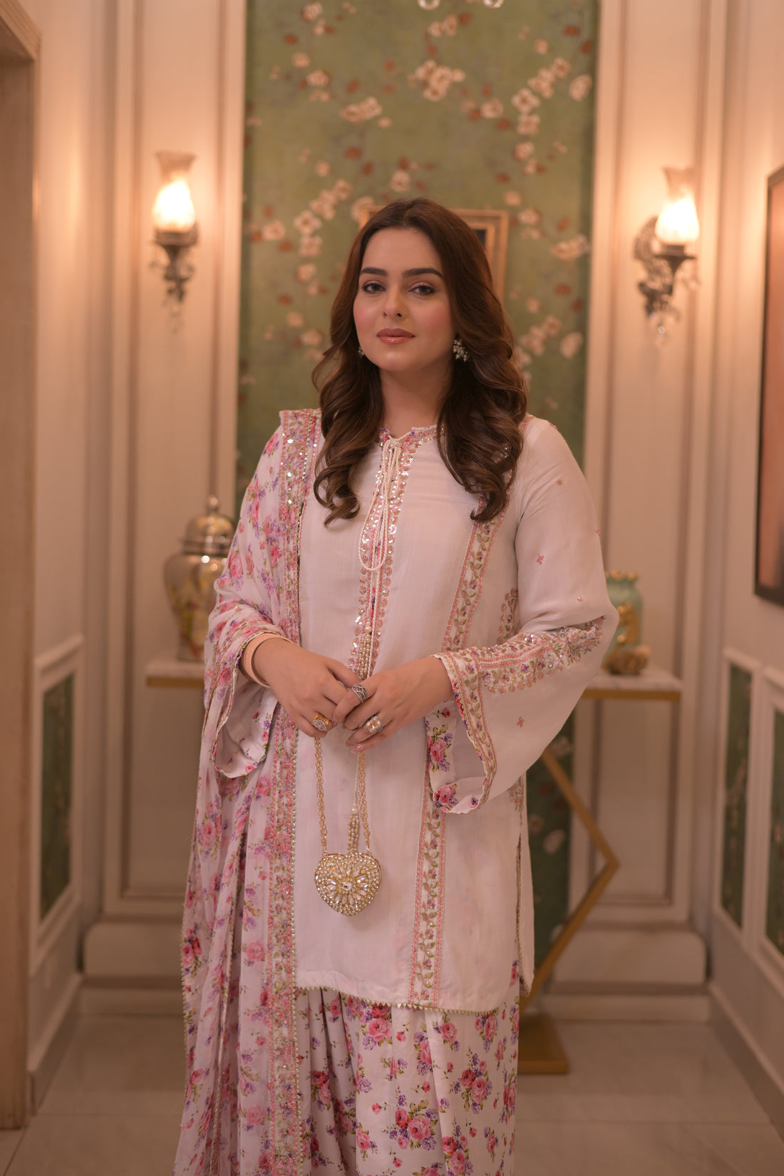 Charmoush Silk Fully Heavy Alternet Embroidered Spengle Work Festive Suit |RTW