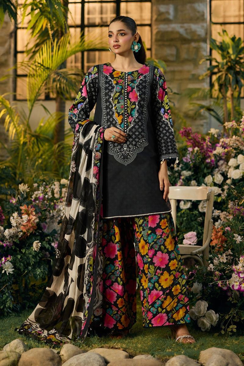 Floral Printed Swiss Lawn Festive Suit | RTW
