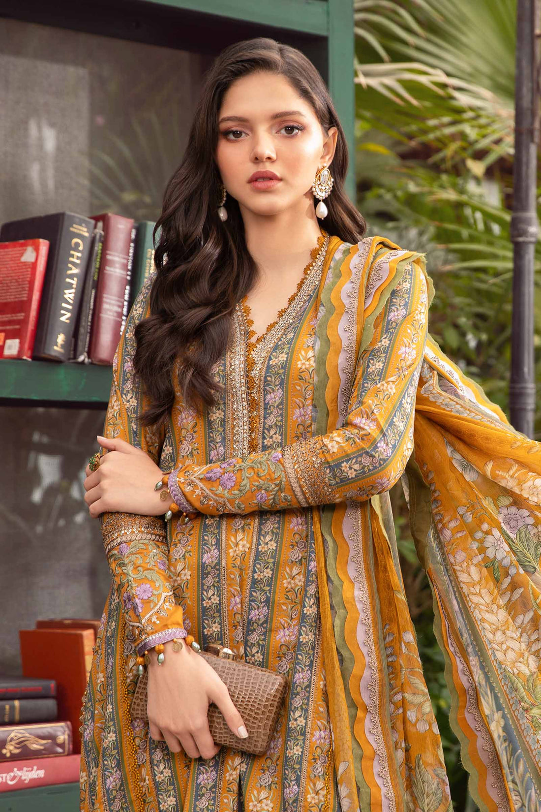 Mustard Embroidered Lawn |  3 Piece | Ready To Wear