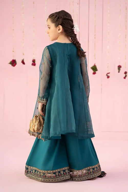03 Piece Heavy Embroidered Chiffon Suit - Ready  To Wear