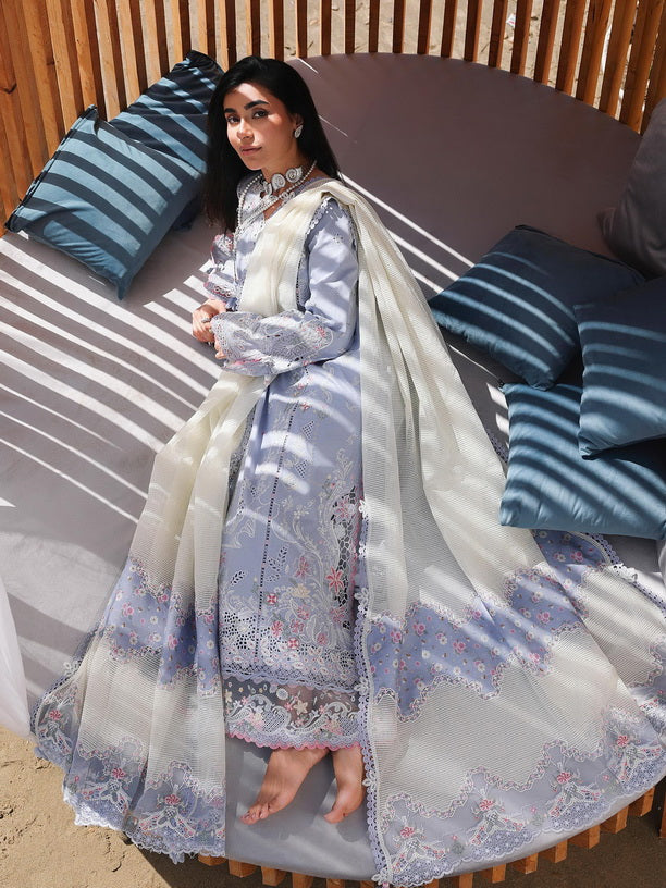 Elegant Heavy Embroidered Lawn Suit - No Tailoring Needed