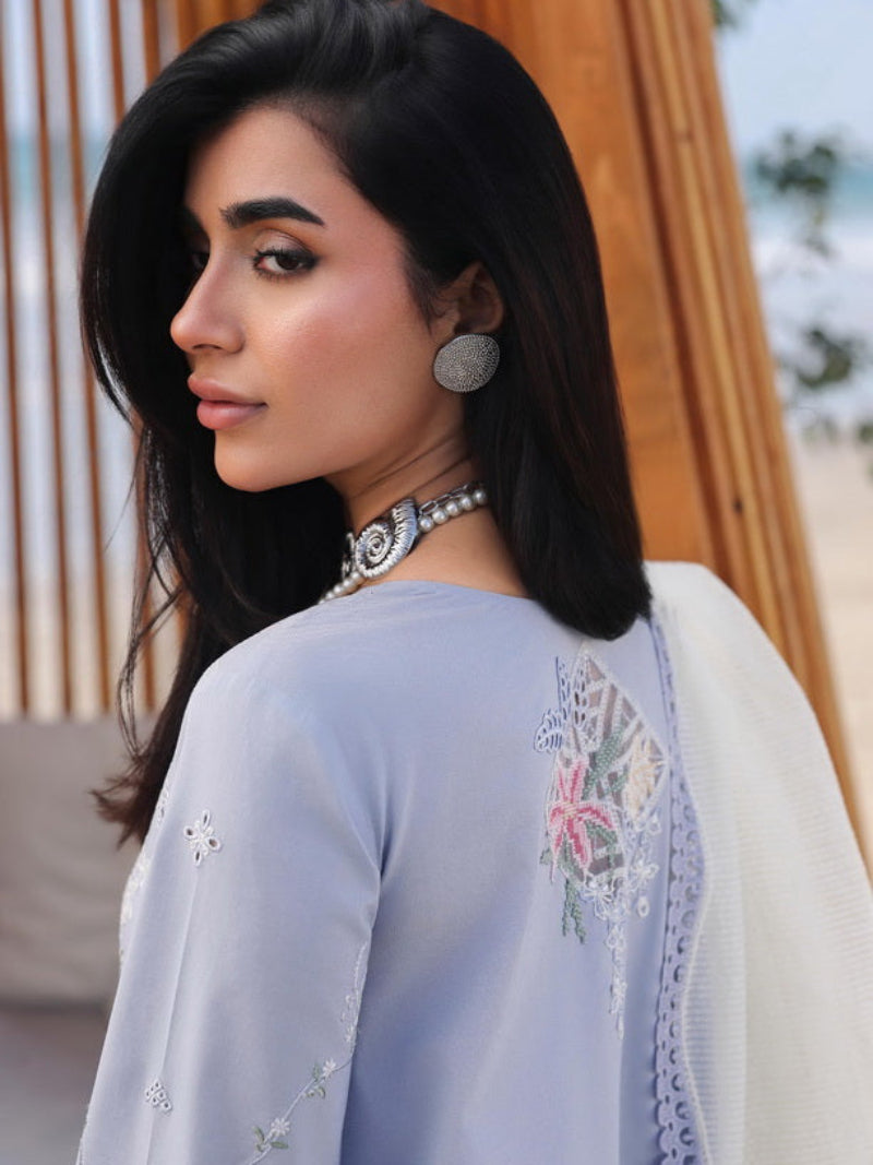 Elegant Heavy Embroidered Lawn Suit - No Tailoring Needed