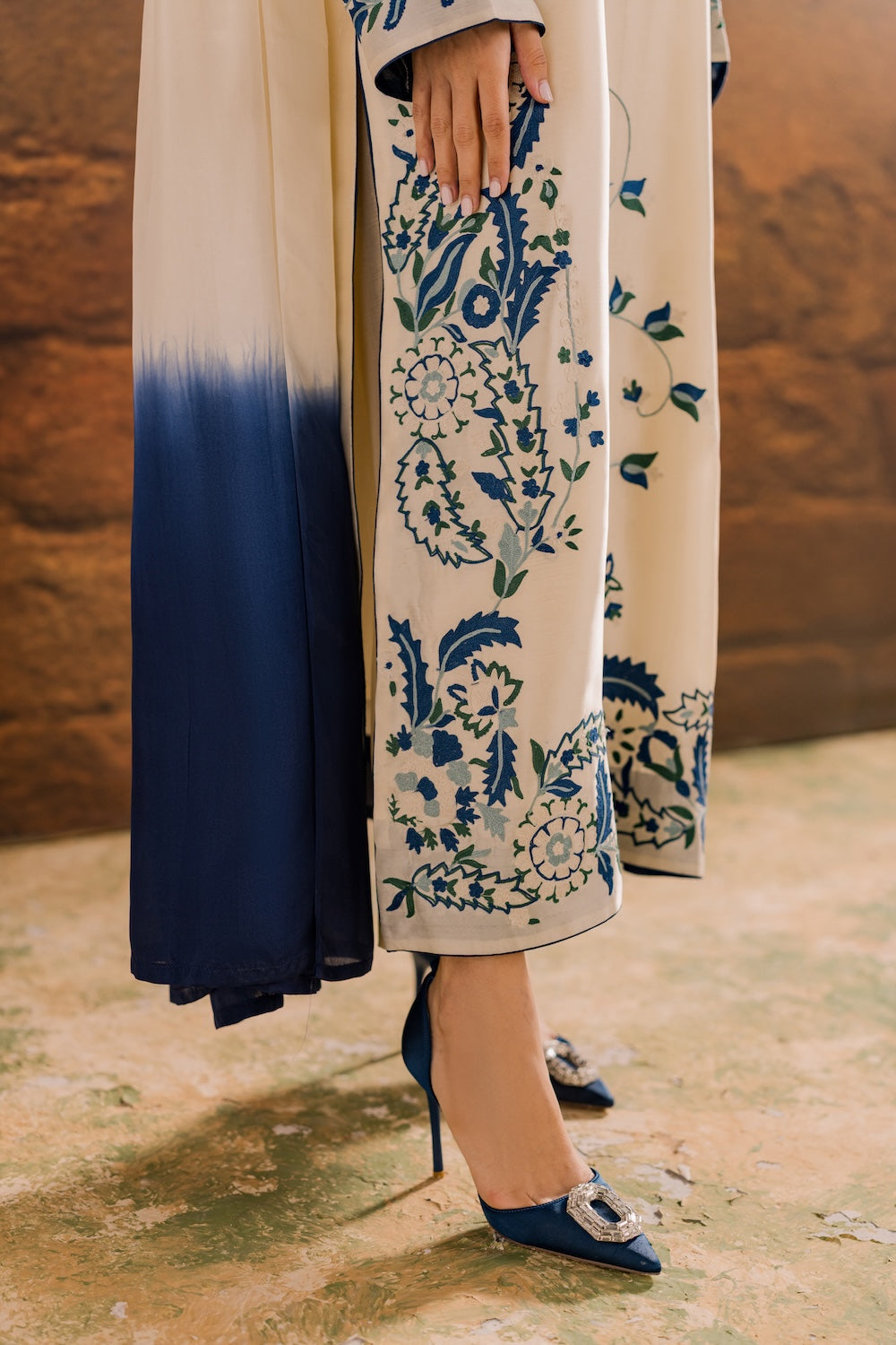 03-Piece Heavy Embroidered Lawn Suit Ready To Wear