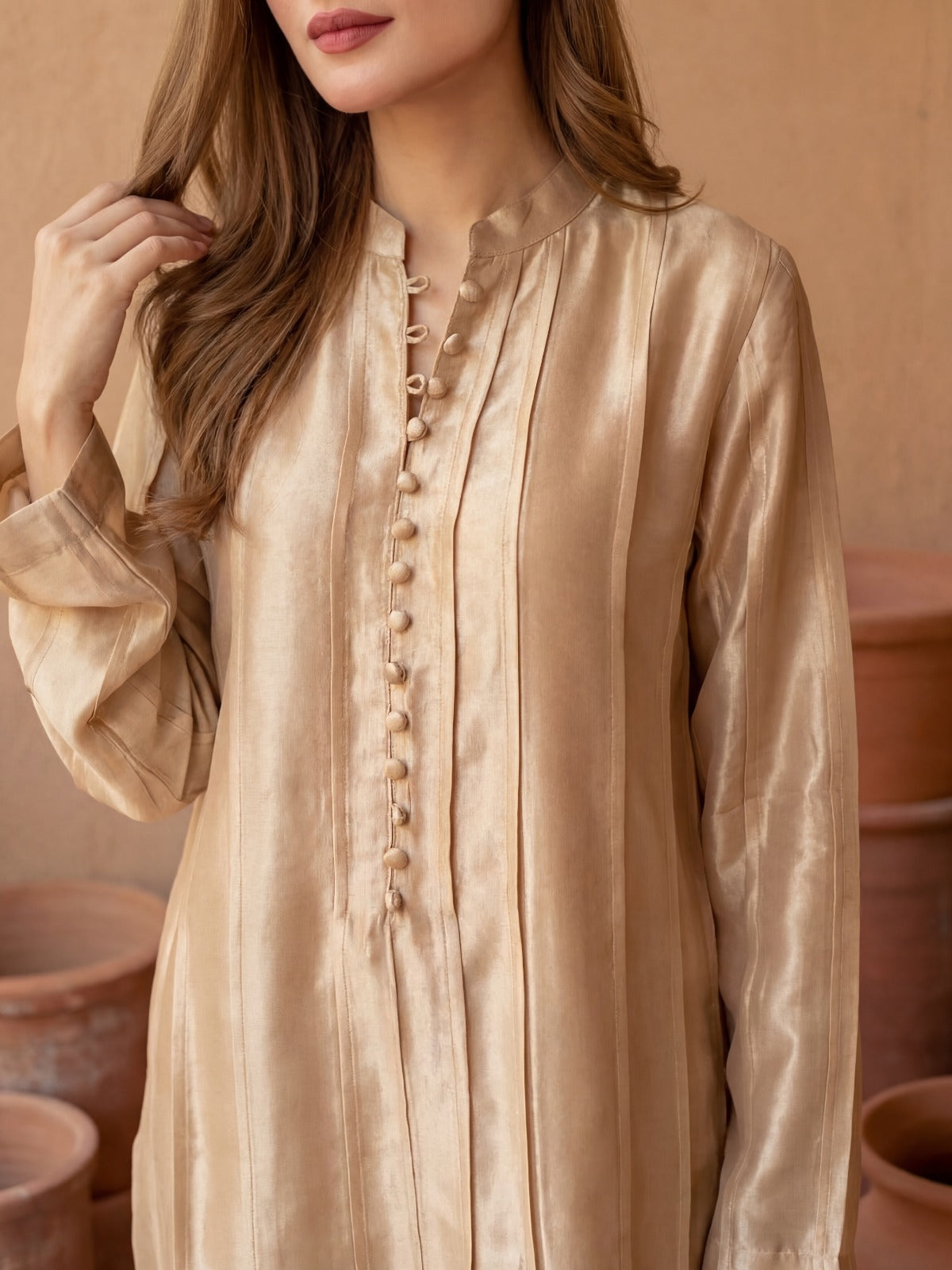 KINZA - FAWN KURTA SET