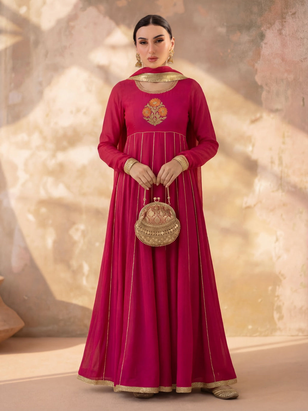 TANIA - PINK PISHWAS SET