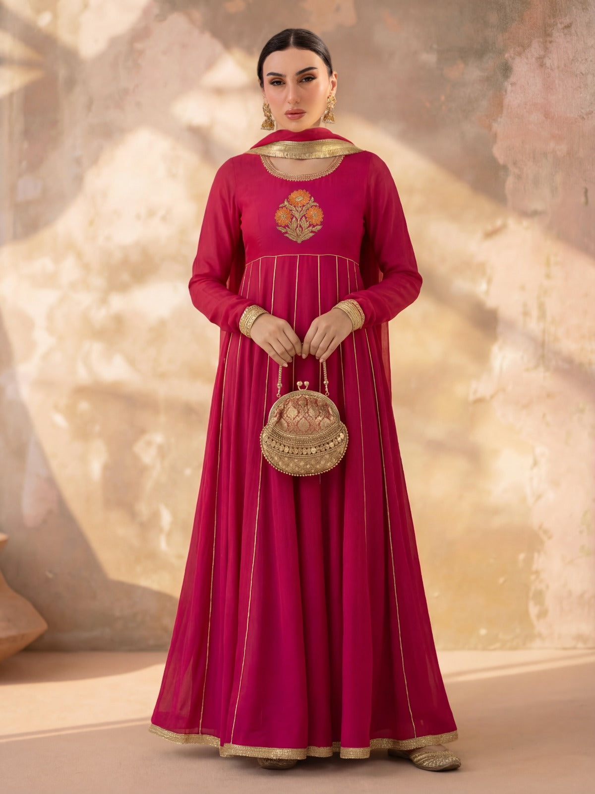 TANIA - PINK PISHWAS SET