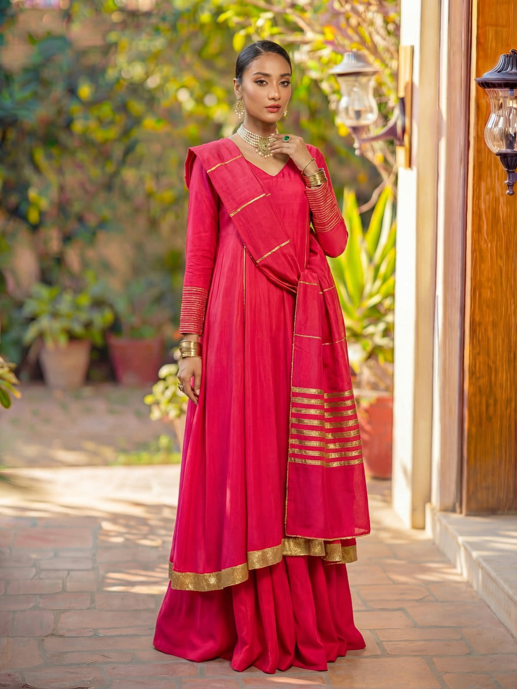 ZAIRA - PINK PISHWAS SET