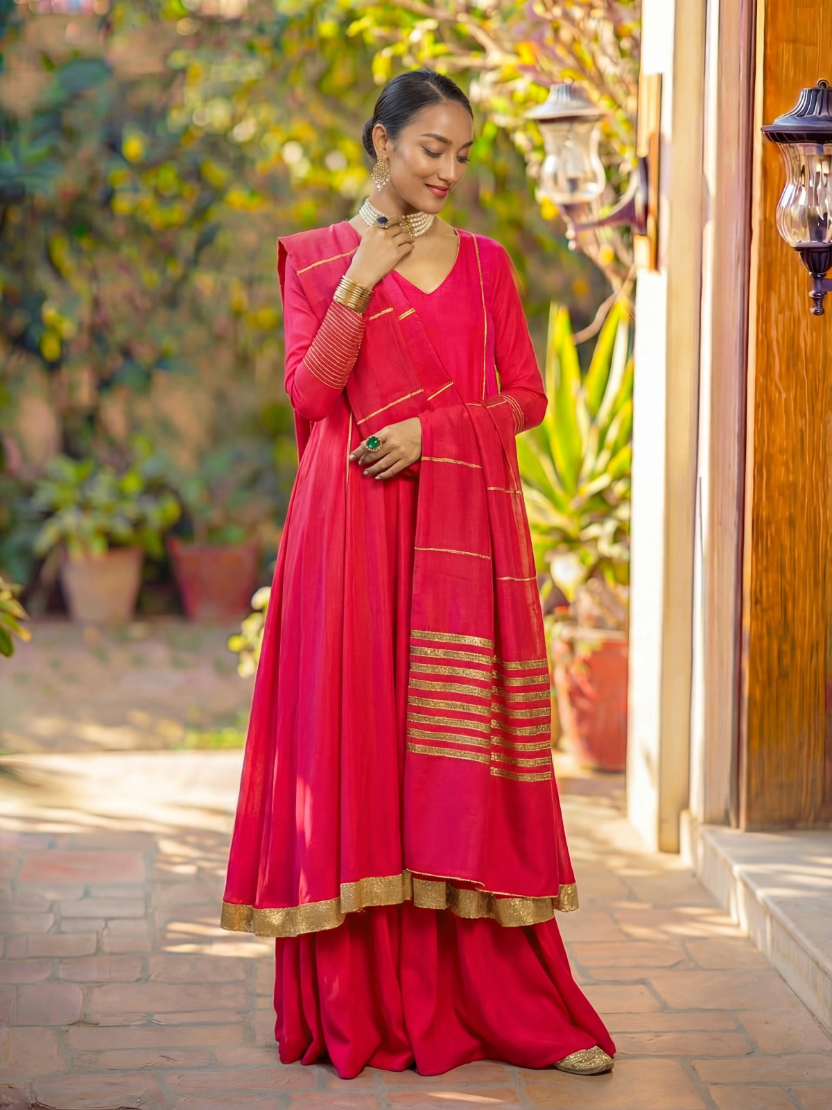 ZAIRA - PINK PISHWAS SET