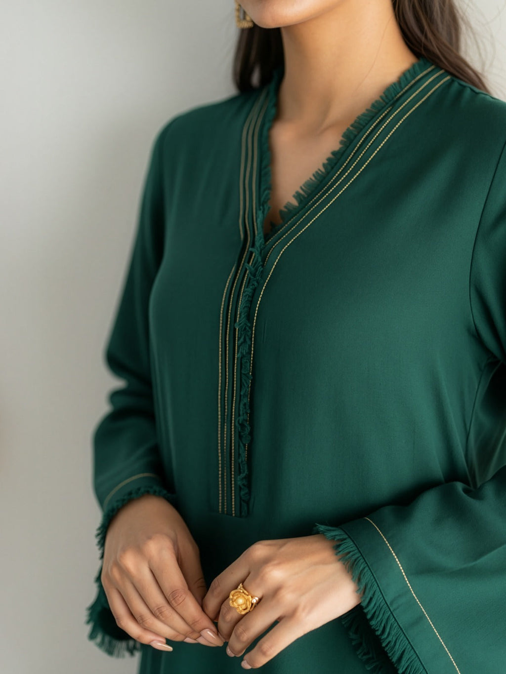 SAJAL - EMERALD KURTA SET