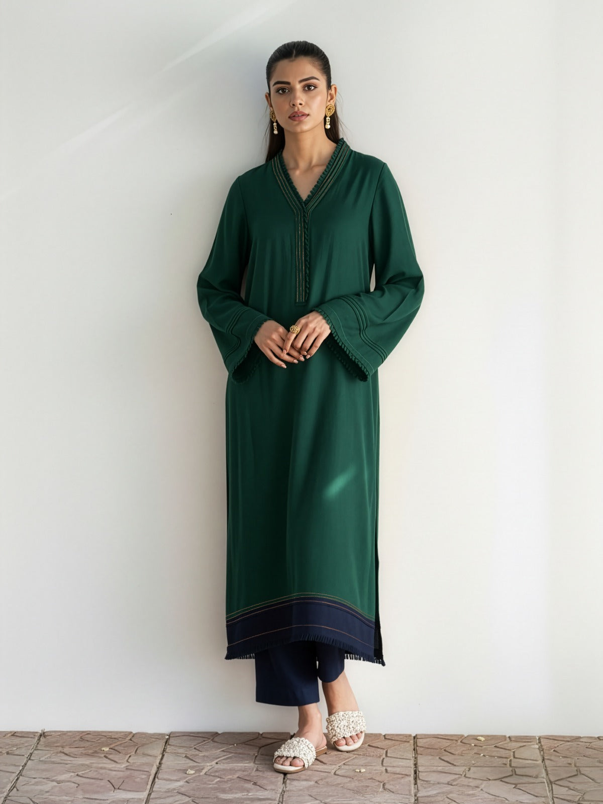 SAJAL - EMERALD KURTA SET