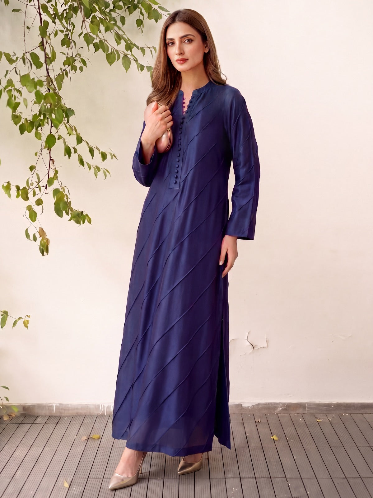 FILZA - NAVY KAFTAN SET
