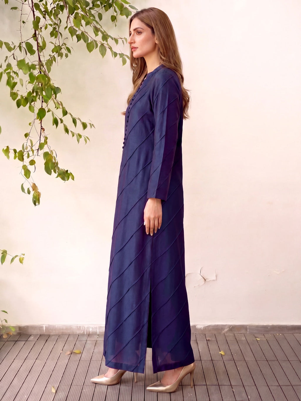 FILZA - NAVY KAFTAN SET