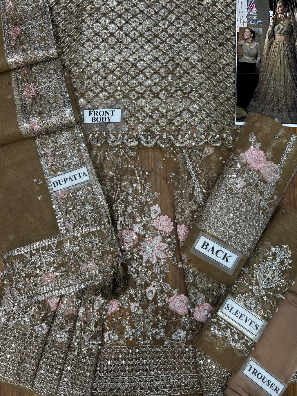 Net Frock Set with Sequence and Pearl Work | Ready to Wear
