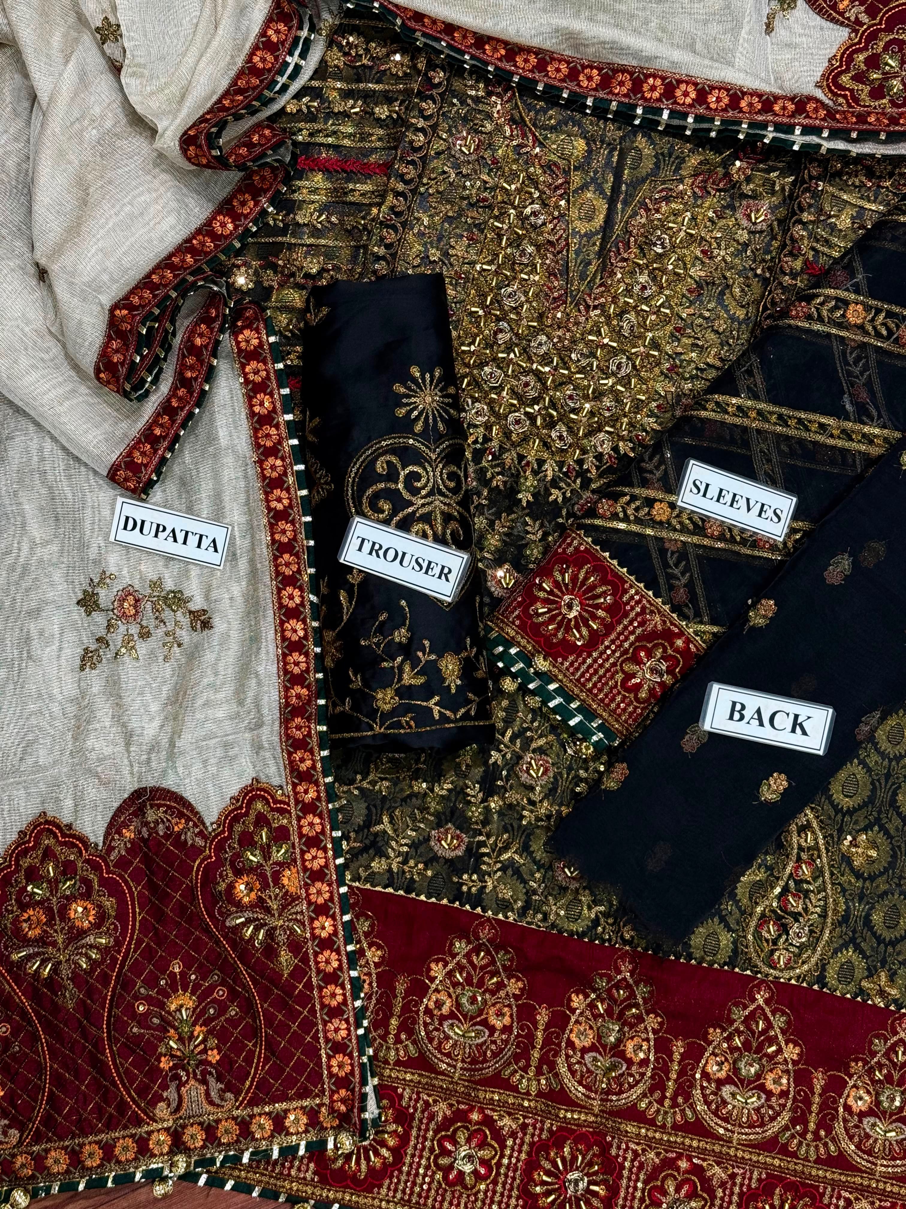 Regal Organza  Banarsi Inner Festive Garara Suit Ready to Wear