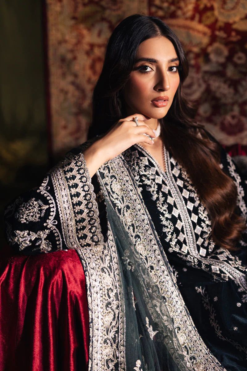 Fully Heavy Embroidered Velvet Festive Suit | RTW