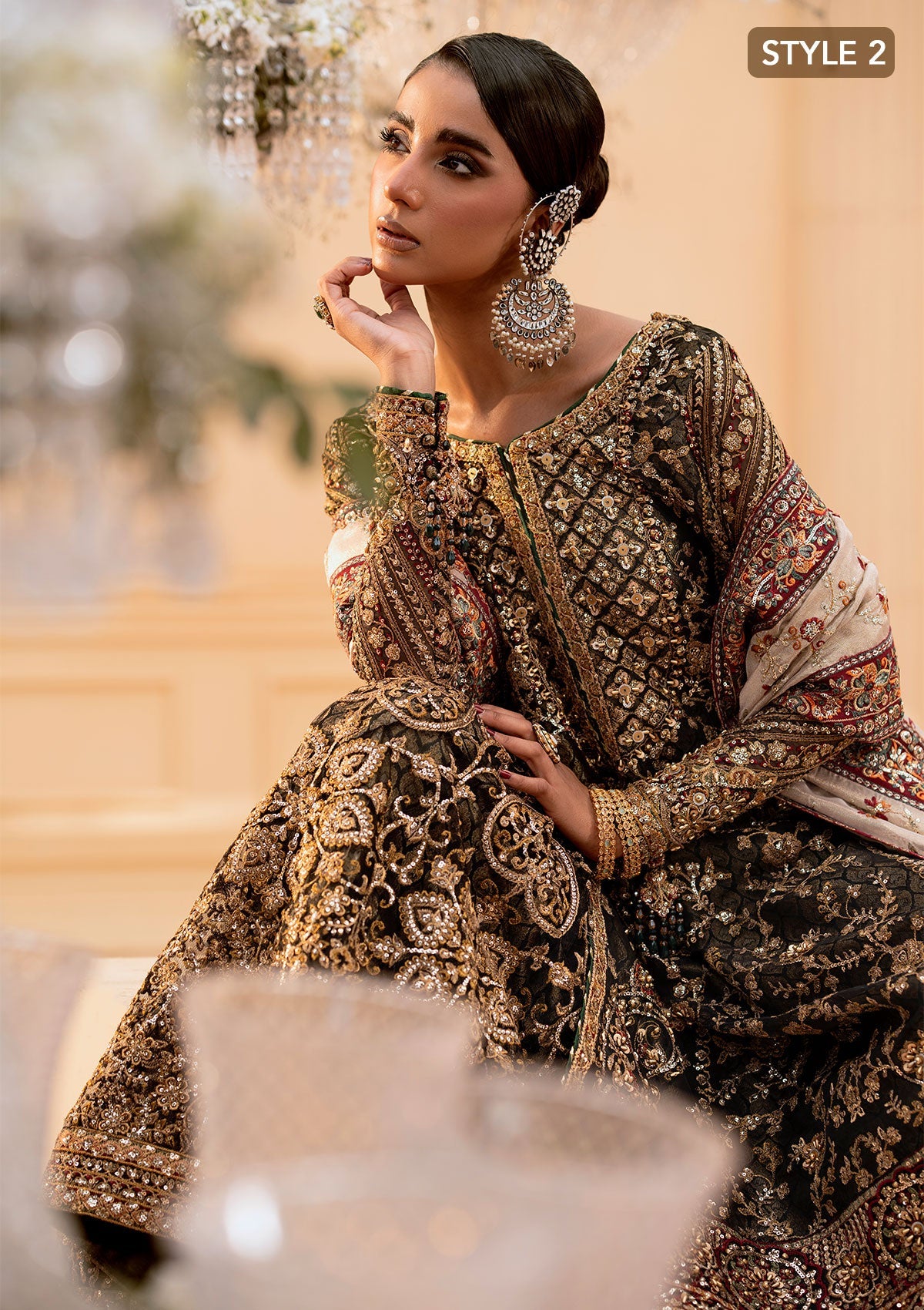Regal Organza  Banarsi Inner Festive Garara Suit Ready to Wear