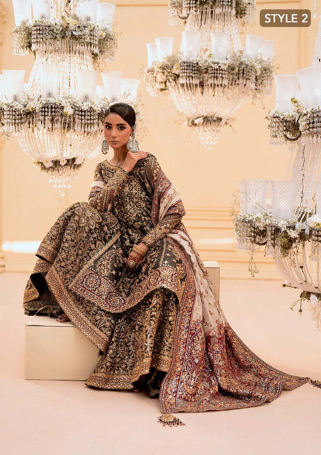 Regal Organza  Banarsi Inner Festive Garara Suit Ready to Wear