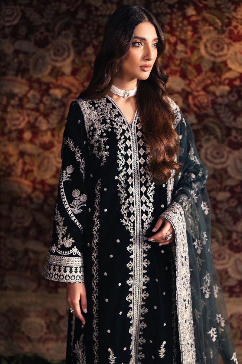 Fully Heavy Embroidered Velvet Festive Suit | RTW