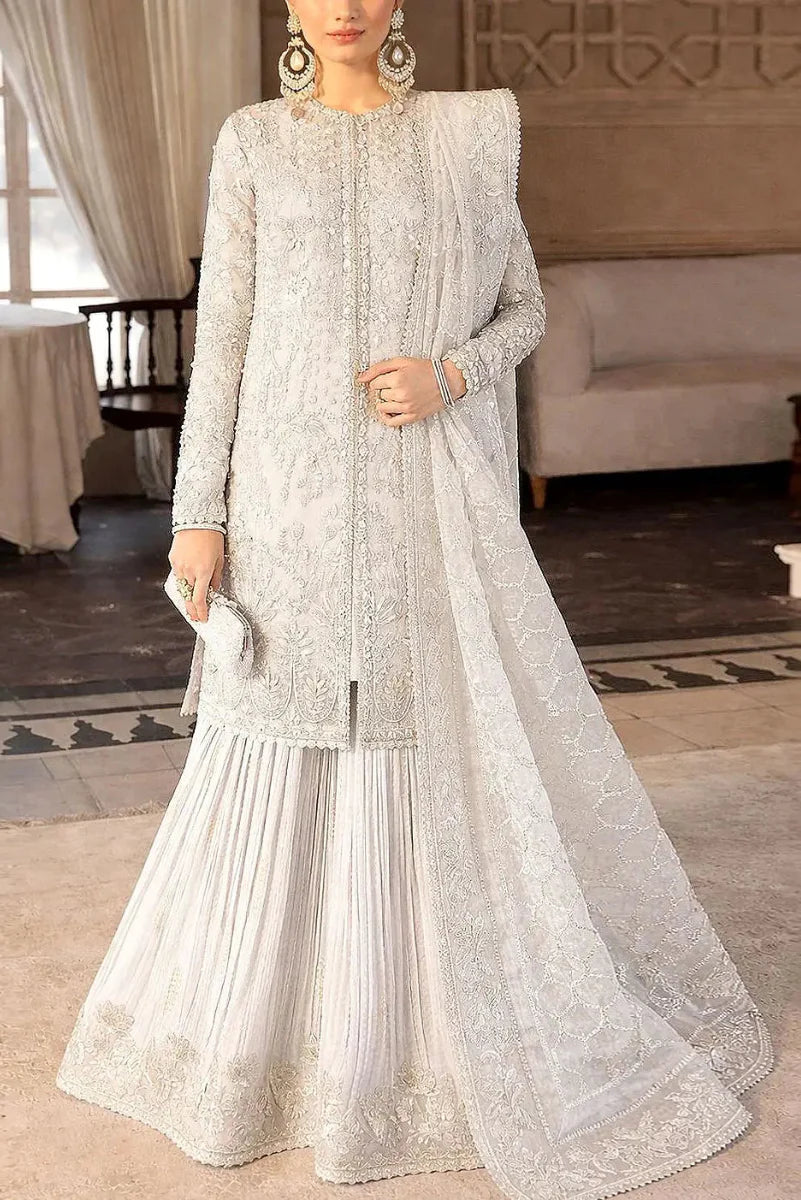 03-Piece Heavy Embroidered Organza Suit | Ready To Wear
